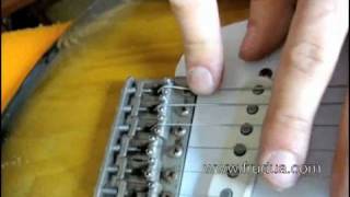 Set up your strat for best tremolo use part 1  wwwfruduacom [upl. by Mcnalley756]