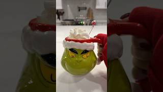 The Grinch 🎄💚 christmas hotcocoabar satisfying chocolate thegrinch asmr viral short fyp [upl. by Adirf788]