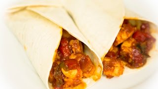 AUTÉNTICOS Burritos de pollo mexicanos Receta de cocina🍅🍋 [upl. by Inaniel337]