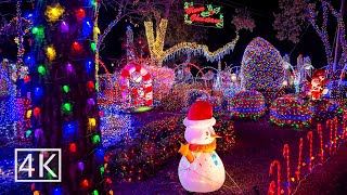 4K 🎄 Christmas Lights  Loomis California [upl. by Eart]