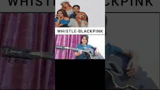 Whistle Blackpinkblackpink song rosé lisa jennie jisoo blink blackpinkedit kpop shorts [upl. by Hyatt]