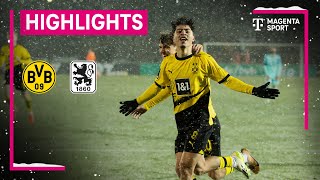 Borussia Dortmund II  TSV 1860 München  Highlights 3 Liga  MAGENTA SPORT [upl. by Natal]