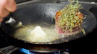 Italian Chef shares excellent Steak recipe  Food in Tuscany [upl. by Atinnod]