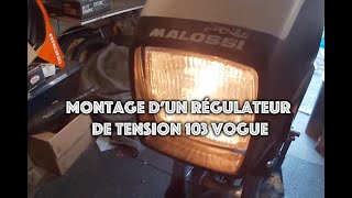 Montage dun régulateur de 103 Vogue sur 103 SP essais 💡 [upl. by Esmaria876]