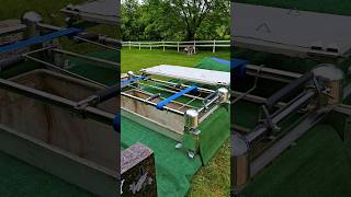 Displaying a Concrete Grave Liner educationalvideo funeral vaultmen committalservice burial [upl. by Ellerad]