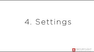 LUTEC SECURYLIGHT APP usage——SETTING [upl. by Mallory]