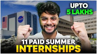 PAID Summer Internships in India amp Abroad [upl. by Gregorius]