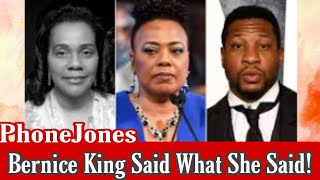 Bernice King Responded To Jonathan Majors Remark [upl. by Daigle]