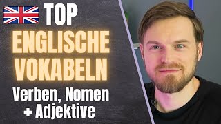 Englisch Lernen leicht gemacht Top 100 Englische Vokabeln Verben Nomen und Adjektive [upl. by Benisch]