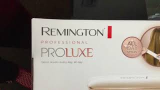 Remington S9100 PROluxe Hair Straightener Cream [upl. by Enrobyalc]