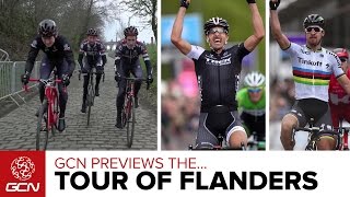 GCN Previews The 100th Tour Of Flanders – De Ronde Van Vlaanderen Race Preview [upl. by Akeyla]