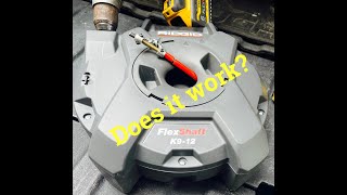 Ridgid K912 Flexshaft vs Grease INFESTED Drain [upl. by Ayian]