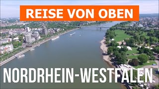 NordrheinWestfalen von oben  Drohnenvideo in 4k  Deutschland aus der Luft [upl. by Odnavres]