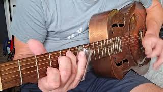 Copper Dobro Bottleneck Slide Guitar Saturday [upl. by Leong]