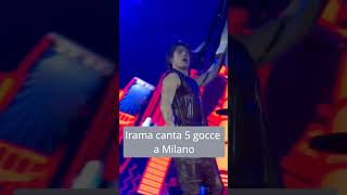 Irama canta 5 gocce in concerto a Milano [upl. by Marlen]