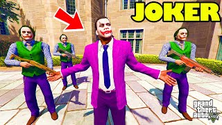 Franklin Become JOKER and Make JOKER FORCE in GTA 5  SHINCHAN and CHOP [upl. by Flannery]