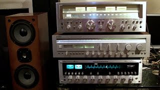 Sansui G7000 VS Marantz 4300 VS Yamaha CR2040 sound test [upl. by Kavanagh]