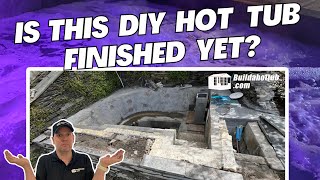 From Walls to Water Pauls UK DIY Hot Tub  Big Progress amp a Cheeky Dip too [upl. by Akeenahs155]