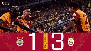 Fenerbahçe  Galatasaray 13 Maç Özeti Süper Lig 202425 fenerbahçe vs galatasaray maç özet [upl. by Naanac]