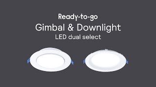 RTG  Lightolier  Gimbal amp Downllight LED dual select [upl. by Wrennie]