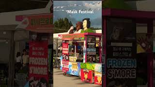 Mask festival in Andong South Korea andongcity andong tour mask international teluguvlogs bts [upl. by Haas]