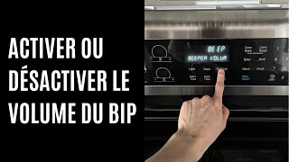 Comment activer ou désactiver le volume du bip sur la cuisinière électrique LG [upl. by Daryle865]