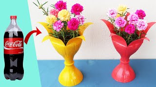 Creative Flower Pot Ideas From Discarded Plastic Bottles [upl. by Norreht]