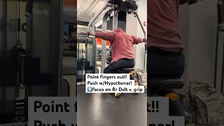 Reverse PEC deckMYOreps 260lbs rear delts by top scoring Doctor 1 Done CORRECTLY ✅description [upl. by Adriena]