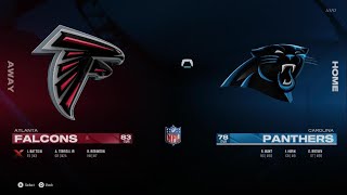 Madden NFL 25 Panthers Rebuild Franchise Week 5 Atlanta Falcons VS Carolina Panthers [upl. by Casandra]