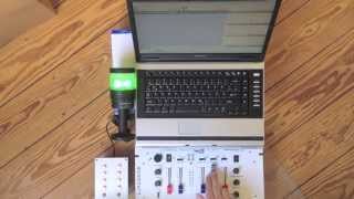 Low Budget DJMischpult Umbau Ibiza DJM100USB  CartwallTalktimerLEDAmpelUSBmAirListSteuerung [upl. by Koah]