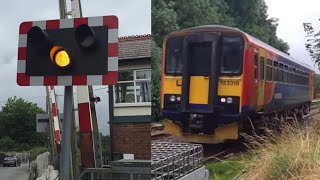 Caverswall Level Crossing Staffordshire [upl. by Rockel]