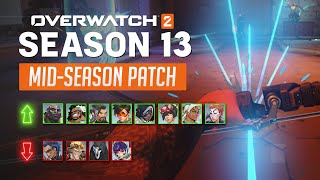 OW Classic 6v6 is here BUT theres still a normal patch  Overwatch 2  Mid Season 13 [upl. by Otaner]