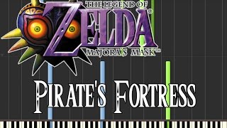 Zelda Majoras Mask  Pirates Fortress Synthesia [upl. by Hamer]