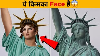 Statue Of Liberty का Face किसका है😱 shorts [upl. by Anahpos]