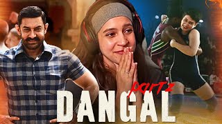 crying over Dangal 2016 ☾ MOVIE REACTION  FIRST TIME WATCHING  PART 2 [upl. by Weylin]