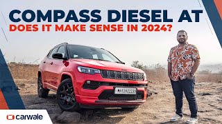 EXCLUSIVE Jeep Compass Diesel AT Limited Plus Review  First Drive  Autocar India [upl. by Nnaid711]