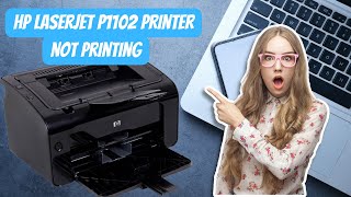 Fixed HP Laserjet P1102W not Printing Issue  Printer Not Printing Issue Fixed [upl. by Keri]