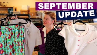 Sewing A Vintage Wardrobe 2024  September Recap [upl. by Earal]