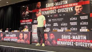 David Benavidez vs Oleksandr Gvozdyk  KickOff Press Conference [upl. by Evelin978]