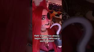 Are you ready FNAF 2 Movie has begun filming fnaf fivenightssatfreddys fnafcosplay [upl. by Baten]