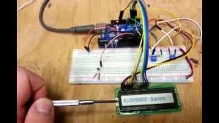 Hall Effect Sensor with Arduino  A1302  Portable Gaussmeter [upl. by Justina342]