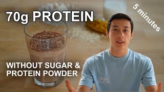 The BEST Chocolate Bulking Shake to Build Muscle [upl. by Erapsag811]