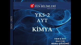 KİMYA YKS2 AYT 64102 [upl. by Awahsoj]