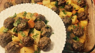 Nje superdark per familjen tuaj qofte me patate me furr meatballs and potatoes [upl. by Franzen9]