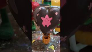 Making Patrick’s chocolate balloon out of a Reese’s candy tube spongebob 2000s [upl. by Niveek]