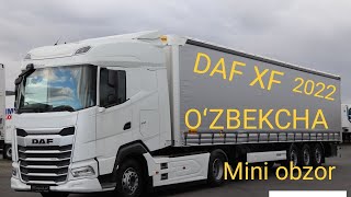 DAF XF 2022 oʻzbekcha mini obzor 😎 [upl. by Enelym]