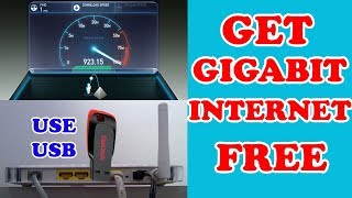 Get Gigabit Internet Speed For Free ✔ Speedup Internet For Free ✔ Full HD2017 [upl. by Eidod]