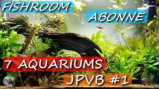 Visite abonné avec 7 AQUARIUMS  JIRAI PRÉSENTER VOS BACS 1 Aquariophilie by Aquazen [upl. by Aland]