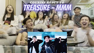 COUSINS REACT TO TREASURE  ‘음 MMM’ MV [upl. by Tteragram]