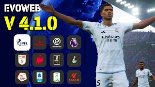 eFootball 2025  New EvoMod Patch V41 Kits amp Transfers of the 202425 season [upl. by Atinav286]